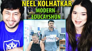 MODERN EDUCAYSHUN | Neel Kolhatkar | Short Film Reaction | Jaby Koay & Achara