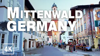 Mittenwald Bavarian Village GERMANY • 4K 60fps ASMR