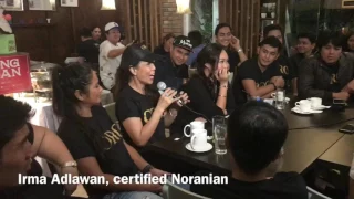 Irma Adlawan says she is a certified Noranian