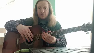 Чёрный Лукич Лейтенант Киреев (разбор на гитаре / guitar cover)