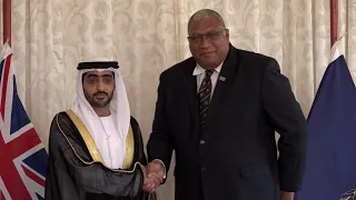 Fijian President receives the Presentation of Credential by the Ambassador of United Arab Emirates