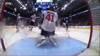 Ilya Mikheev first NHL point for Leafs (2019)