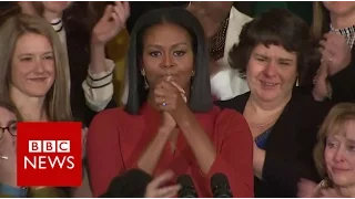 Michelle Obama's final First Lady speech - BBC News