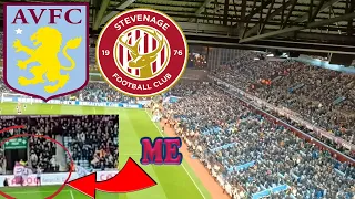 I WAS A FLAG BEARER AS VILLA ARE STUNNED IN THE FA CUP! | AVFC 1-2 Stevenage | Matchday Vlog