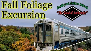 Reading & Northern (RDC) Fall Foliage Excursion to Jim Thorpe 2021 / Riding in a RARE Budd RDC Train