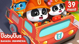 Mengunjungi Stasiun Pemadam Kebakaran | Lagu Pemadam Kebakaran Anak-anak | BabyBus Bahasa Indonesia