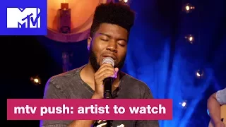 Khalid Performs 'Young, Dumb & Broke' | Push: Artist to Watch | MTV