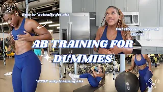 ABS vs. CORE TRAINING for DUMMIES | how to actually get abs, what you’re doing wrong