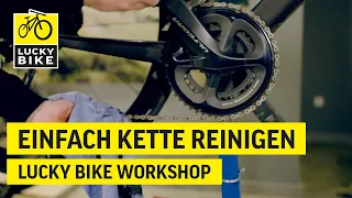 Einfach die Fahrradkette reinigen und pflegen | Lucky Bike Workshop