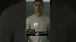 Cristiano ronaldo happy birthday🎂 celebration  || #football #footballshorts #ronaldo #soccer #shorts