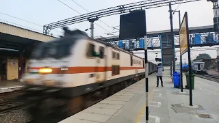 Rare Catch: Diverted Mumbai Rajdhani Shatters Faridabad at 130 kmph !!!!