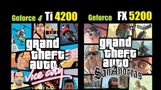 Geforce 4 Ti 4200 vs FX 5200 - Test in 5 Games I 1024 x 768