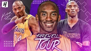 Kobe Bryant FAREWELL TOUR - BEST Highlights & Moments from his LAST NBA Season! #MambaOut