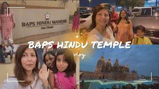 BAPS HINDU TEMPLE | ABU DHABI | BIGGEST HINDU TEMPLE IN UAE | TEMPLE FOOD COURT