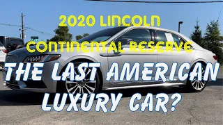 2020 Lincoln Continental Reserve AWD