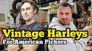 AMERICAN PICKERS & MY 2 HARLEY DAVIDSON MOTOCYCLES From Abandoned Storage Units