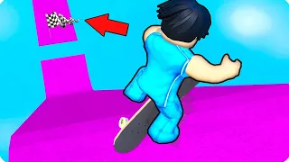 😁ОББИ НО Я НА СКЕЙТБОРДЕ В РОБЛОКС! ШЕДИ ROBLOX Skateboard Obby