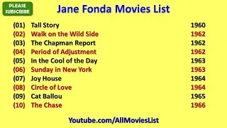 Jane Fonda Movies List