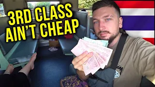 Thai Train Travel Ain't As Cheap As You Think 🇹🇭