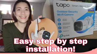 AFFORDABLE CCTV CAMERA WITH INTERCOM || UNBOXING AND INSTALLING | TP LINK