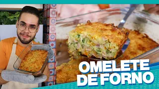 VOCÊ SÓ VAI QUERER FAZER ESSA RECEITA PRO ALMOÇO | OMELETE DE FORNO SUPER FÁCIL