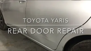 How To Repair A Car Door! #panelbeater#bodyrepair#toyota