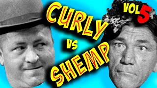 The THREE STOOGES Curly Vs Shemp - Vol 5