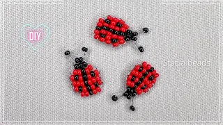 Как сделать 🐞 Божью Коровку 🐞 из бисера параллельным плетением ?