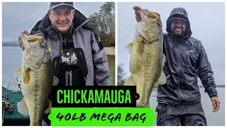 Lake Chickamauga 40lb PB MEGA Bag!!! Big shad "swimbaits"