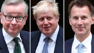 British PM candidates clash over Brexit in Johnson-less debate