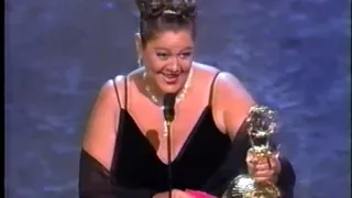 Camryn Manheim wins 1998 Emmy Award for Supporting Actress in a Drama Series