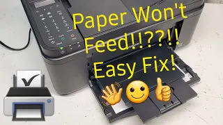 Canon MX490 MX492 TR4520 Paper Feed Issue Resolved || Error 1003 || ADF and Main Tray Pick Up Jam