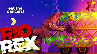 Гра з руйнуванням, де динозаври лютують у Ріо! 🏢🦖  - Rio Rex 4K60FPS GamePlay 🎮📱