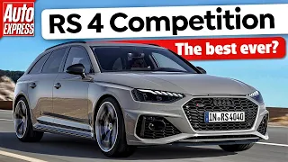 NEW Audi RS 4 Competition review: the most hardcore yet