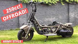 How to build a DIY 250cc off road scooter start to finish