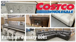 COSTCO FURNITURE JANUARY 2021 | Shop with me Store walk through | 4K