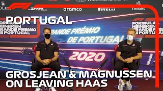 Grosjean And Magnussen's Full Press Conference | 2020 Portuguese Grand Prix