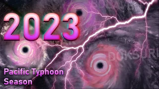 2023 Pacific Typhoon Season Animation