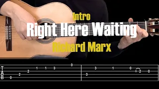 Right Here Waiting [Intro] - Guitar Tutorial with TAB