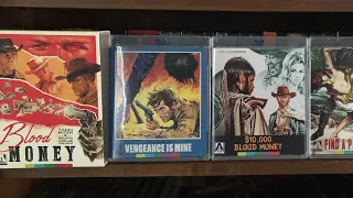 Blood Money 4 Classic Westerns Volume 2 Arrow Video Unboxing / Vengeance Trails Box Set Blu Ray