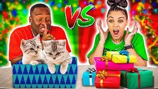 SILENT UNBOXING CHRISTMAS PRESENTS CHALLENGE 🎁