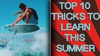 Best Wakesurf Tricks To Learn | TOP 10 by Connor Burns Professional Wakesurfer