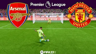 Premier League | ARSENAL vs MANCHESTER UNITED | [Penalty shootout] FIFA 23