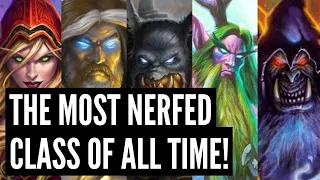 The Most NERFED class in Hearthstone History