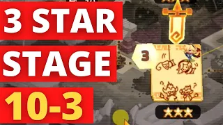 Guardian Tales 3 star stage 10-3 Normal Difficulty