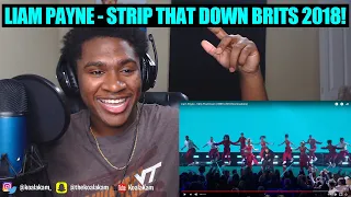 I LOVE TO SEE HIM DANCE!! Liam Payne - Strip That Down (BRITs 2018 Nominations) | REACTION