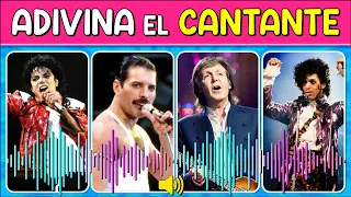 Adivina el "CANTANTE POR LA VOZ" 🎤🎧🎼| ¿Cuántos "CANTANTES" Reconoces? | Reto Músical