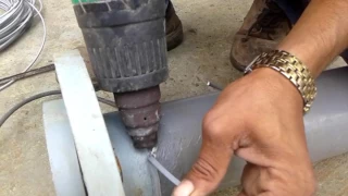 Plastic pipe welding