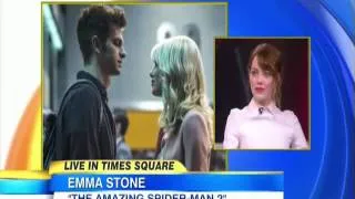 Emma Stone: I love very much Andrew Garfield