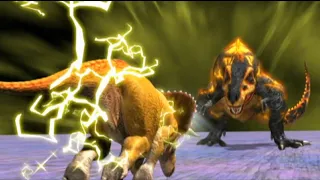 Dinosaur king Cryolophosaurus Saurophaganax Black T-Rex AMV